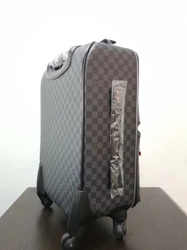 Louis Vuitton Outlet Damier Graphite canvas Universal wheel Pegase 50 N41385 black