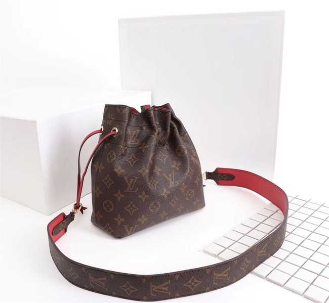 Louis Vuitton Outlet Monogram Canvas NOE POUCH M43445 red