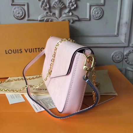 Louis Vuitton Outlet Original Monogram Vernis Felicie Chain Wallet 61276 light pink