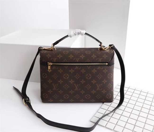 Louis Vuitton Outlet Monogram Canvas Pochette Metis Bag M54879 black