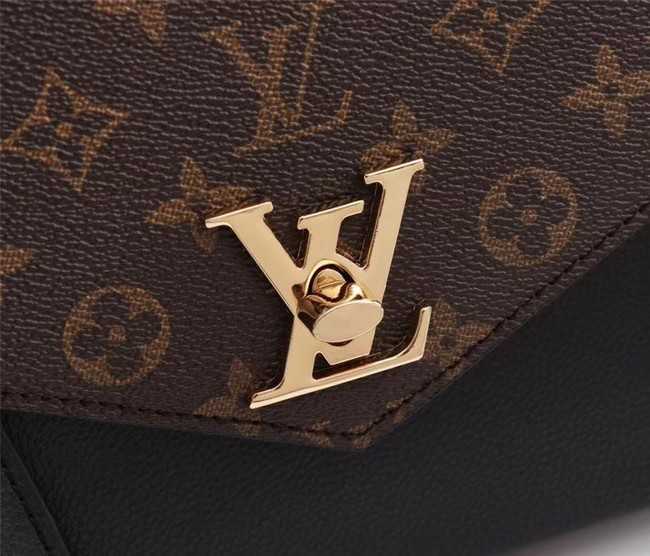 Louis Vuitton Outlet Monogram Canvas Pochette Metis Bag M54879 black