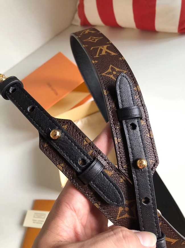 Louis Vuitton Outlet Strap 110CM 0361 black