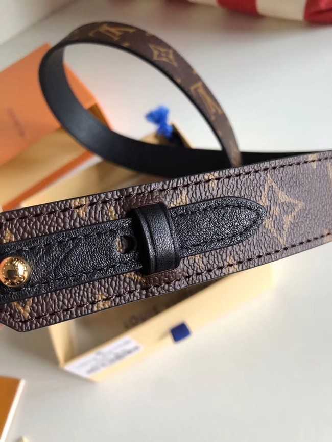 Louis Vuitton Outlet Strap 110CM 0361 black