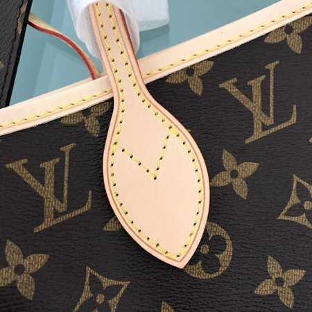 Louis Vuitton Outlet original monogram canvas neverfull mm m40995 beige