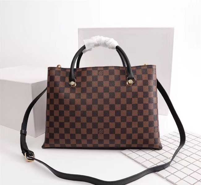 Louis Vuitton Outlet Damier Ebene Canvas RIVERSIDE M55040 black