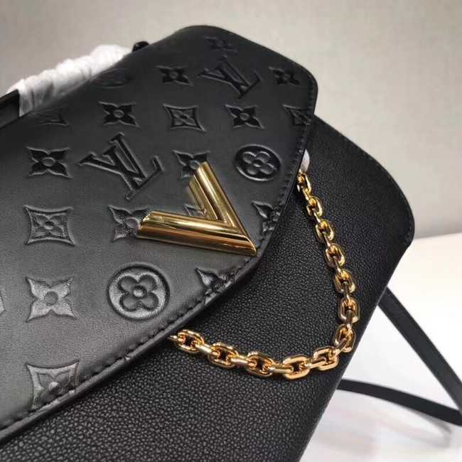 Louis Vuitton Outlet original VERY MESSENGER leather M53382 black