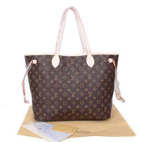 Louis Vuitton Outlet Original Monogram Canvas Neverfull GM M40991 red