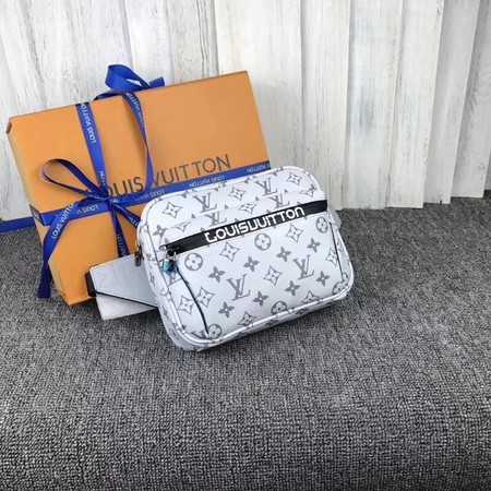 Louis Vuitton Outlet monogram canvas waist pack SAC CEINTRE PM M42828 silver