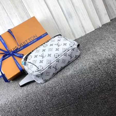 Louis Vuitton Outlet monogram canvas waist pack SAC CEINTRE PM M42828 silver