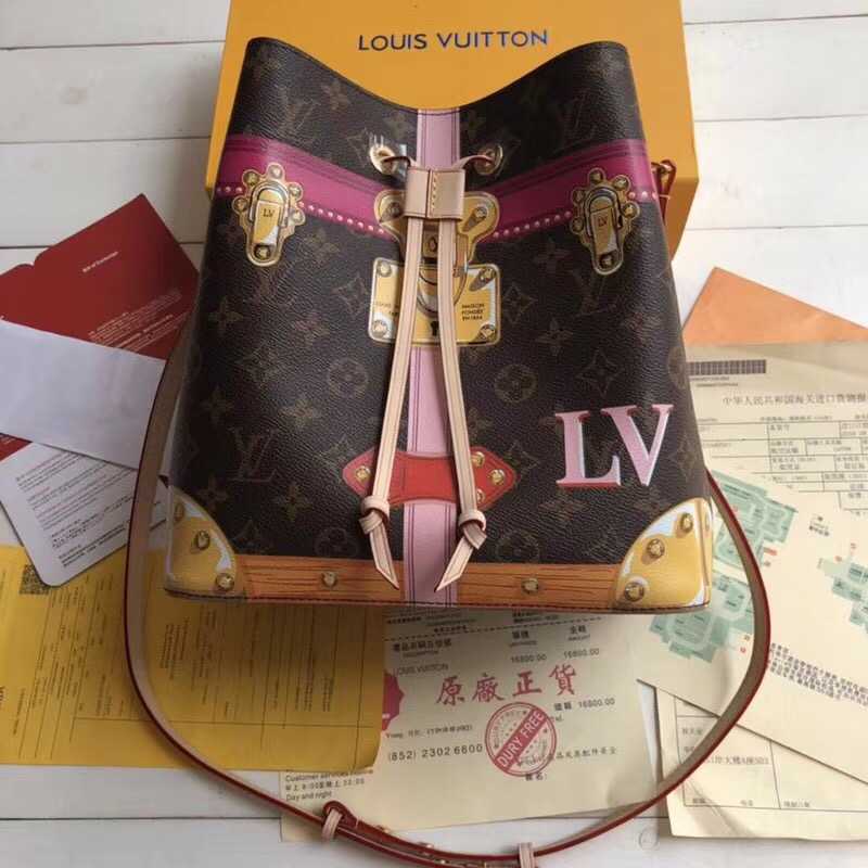 Louis Vuitton Outlet monogram canvas original bag neonoe M60649