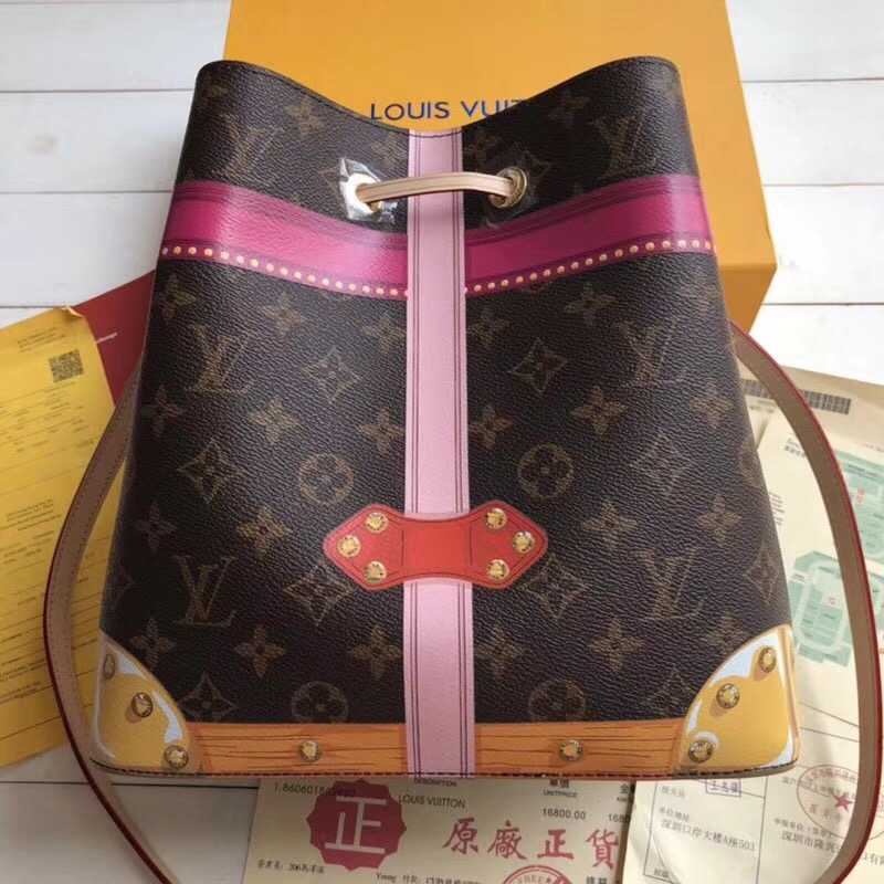 Louis Vuitton Outlet monogram canvas original bag neonoe M60649