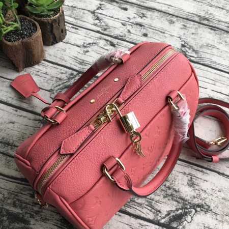 Louis Vuitton Outlet original monogram empreinte speedy M42395 pink