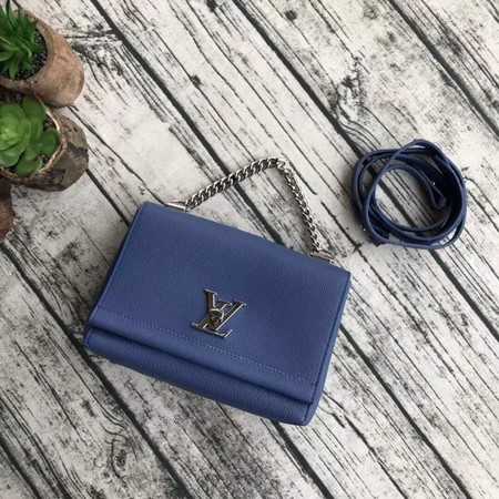 Louis Vuitton Outlet Monogram Empreinte LOCKME BB 51200 blue