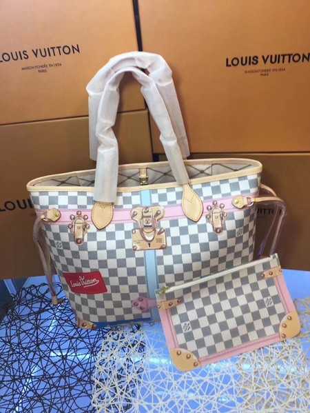 Louis Vuitton Outlet Damier Azur NEVERFULL M41065