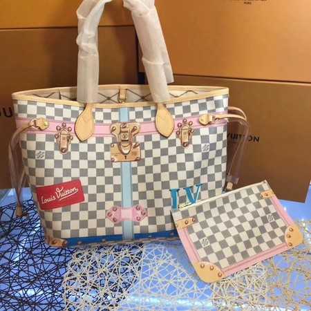 Louis Vuitton Outlet Damier Azur NEVERFULL M41065