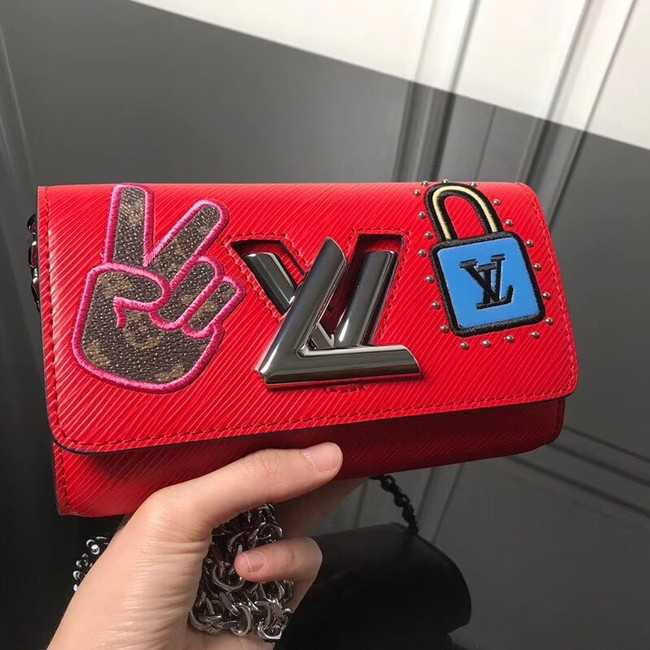 Louis Vuitton Outlet original Epi leather WALLET M63320 red