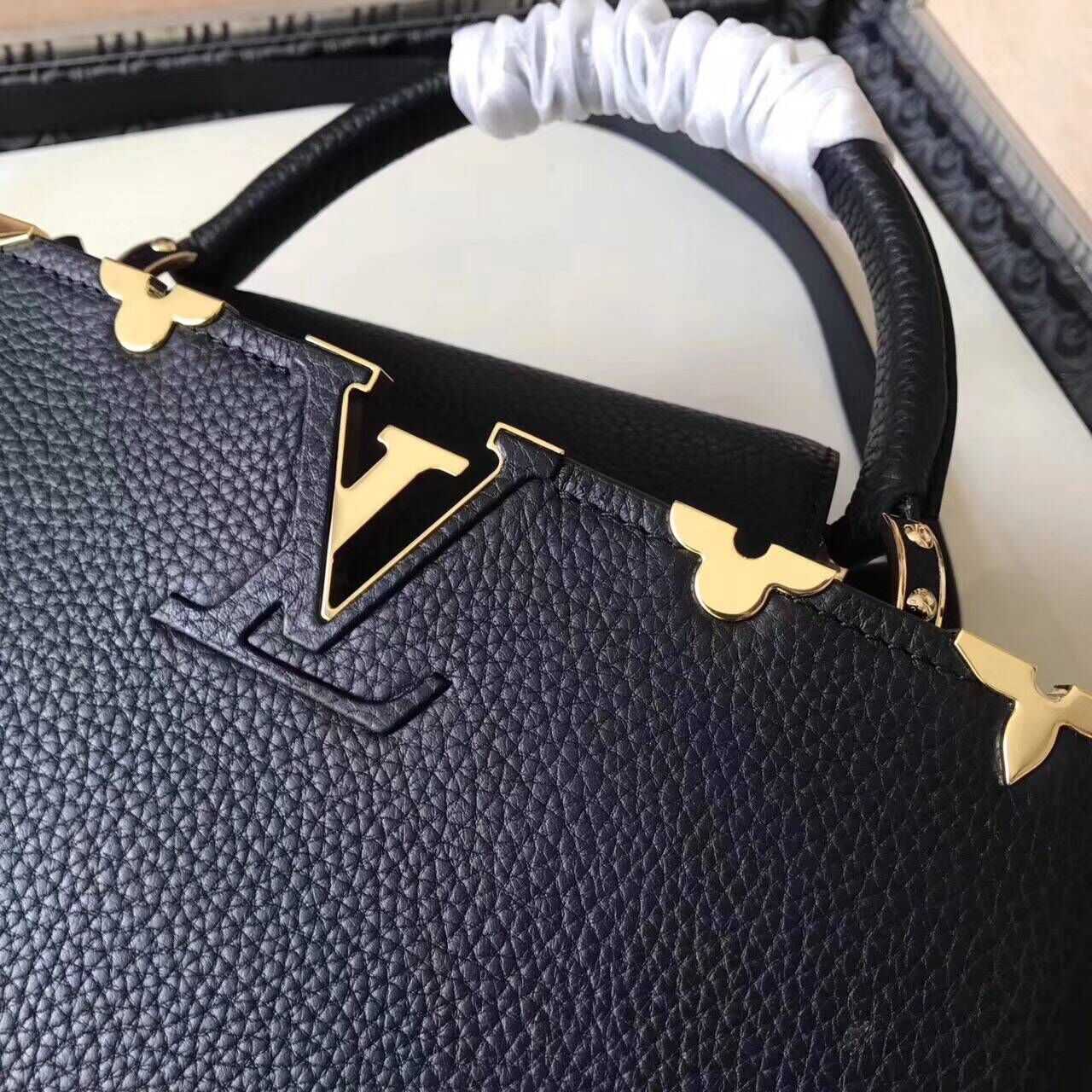 Louis Vuitton Outlet original Elegant Capucines BB Bags M94517 black