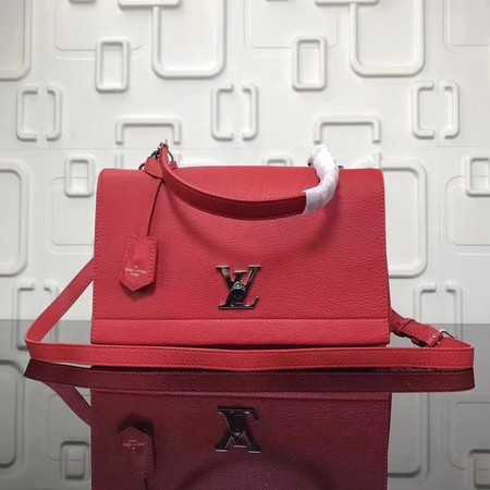 Louis Vuitton Outlet soft original calf leather LOCKME BB Bag M50250 red