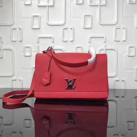 Louis Vuitton Outlet soft original calf leather LOCKME BB Bag M50250 red