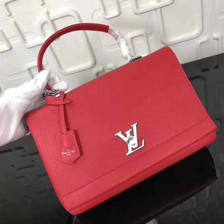 Louis Vuitton Outlet soft original calf leather LOCKME BB Bag M50250 red