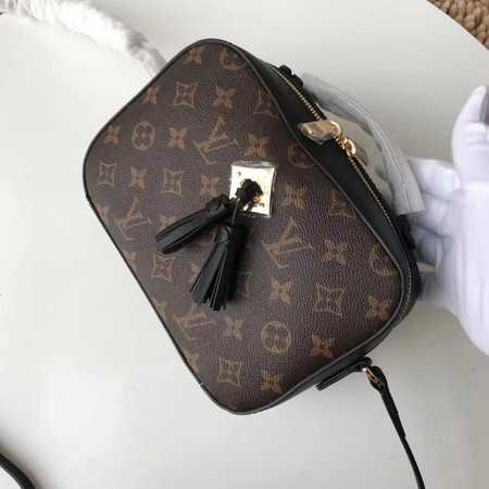 Louis Vuitton Outlet Monogram Canvas original Leather SAINTINGE M43559 black