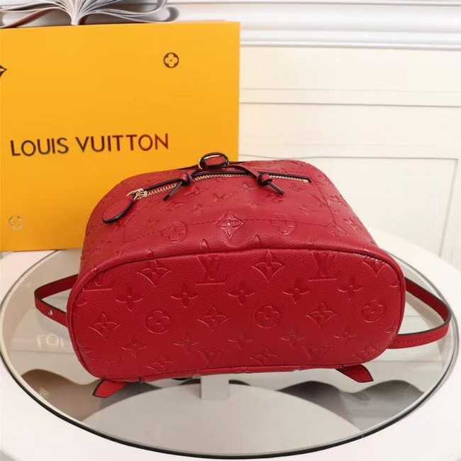 Louis Vuitton Outlet Monogram Empreinte Calf Leather Backpack M43431 red