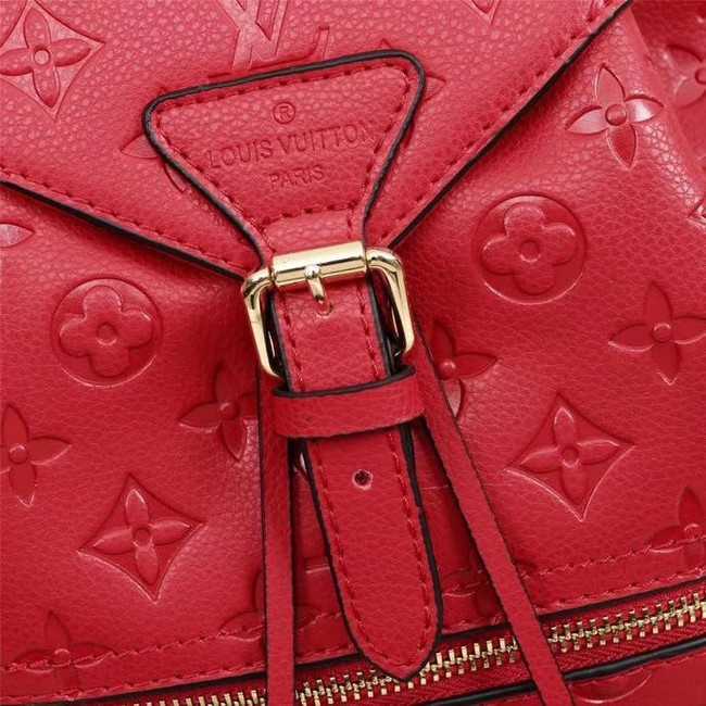 Louis Vuitton Outlet Monogram Empreinte Calf Leather Backpack M43431 red