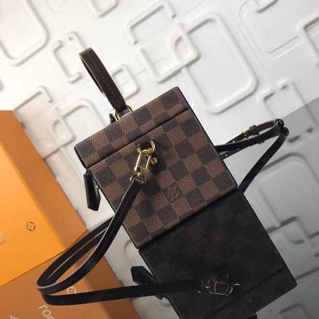 Louis Vuitton Outlet Damier Ebene Canvas BLEECKER BOX M52468