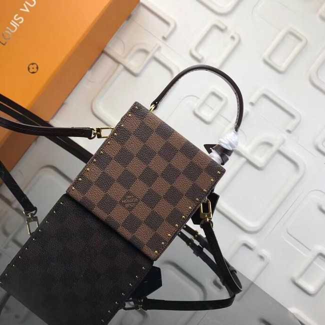 Louis Vuitton Outlet Damier Ebene Canvas BLEECKER BOX M52468