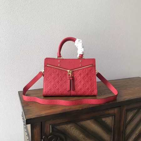 Louis Vuitton Outlet Monogram Empreinte Tote Bag M54195 red