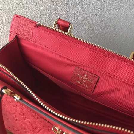 Louis Vuitton Outlet Monogram Empreinte Tote Bag M54195 red