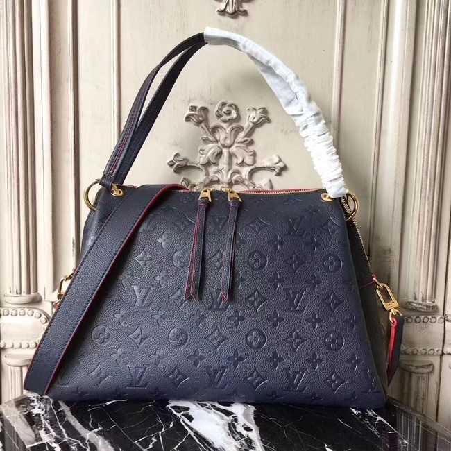 Louis Vuitton Outlet original mongram empreinte PONTHIEU PM M43721 Navy-blue