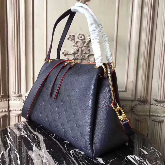 Louis Vuitton Outlet original mongram empreinte PONTHIEU PM M43721 Navy-blue