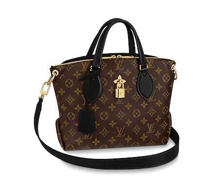 Louis Vuitton Outlet FLOWER ZIPPED TOTE BB M44351 black