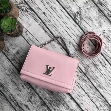 Louis Vuitton Outlet Monogram Empreinte LOCKME BB 51200 pink