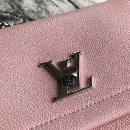 Louis Vuitton Outlet Monogram Empreinte LOCKME BB 51200 pink