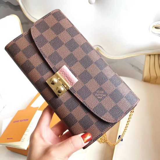 Louis Vuitton Outlet Original Damier Ebene Canvas CROISETTE N61273