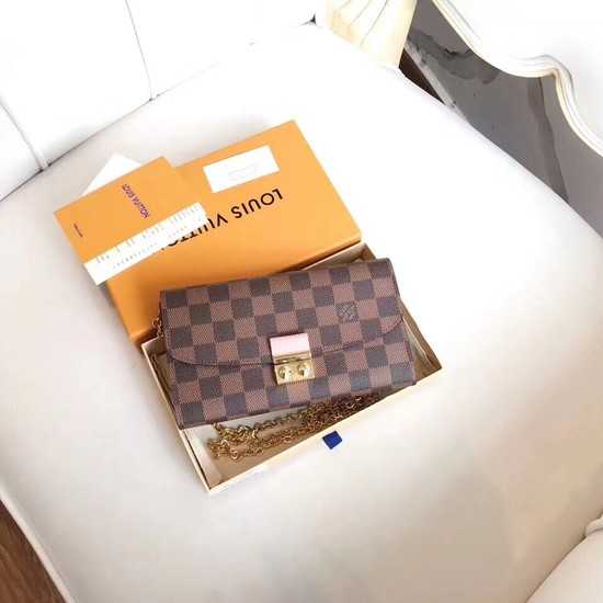 Louis Vuitton Outlet Original Damier Ebene Canvas CROISETTE N61273