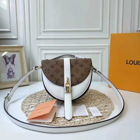 Louis Vuitton Outlet Original Monogram Canvas CHANTILLY LOCK N43590 white