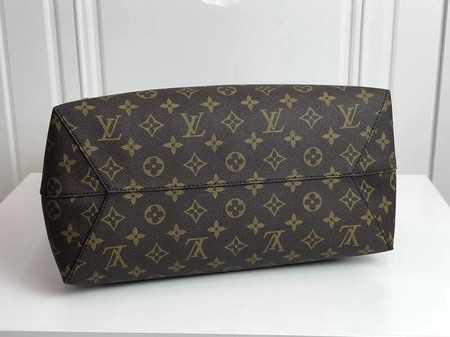 Louis Vuitton Outlet original monogram canvas flower hobo bag M43545 purple