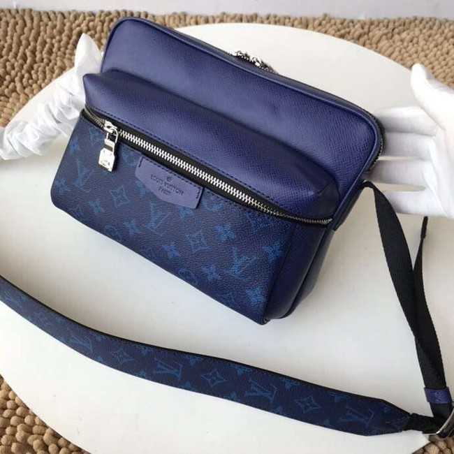 Louis Vuitton Outlet Monogram Canvas Messenger PM M43845 blue