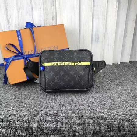 Louis Vuitton Outlet monogram canvas waist pack SAC CEINTRE PM M42828 black