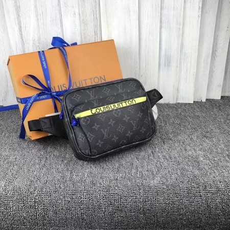 Louis Vuitton Outlet monogram canvas waist pack SAC CEINTRE PM M42828 black