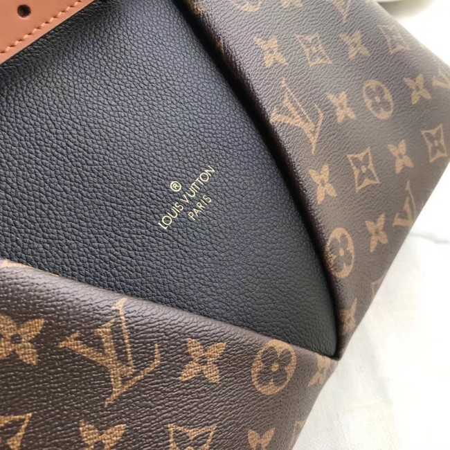 Louis Vuitton Outlet Monogram Canvas original V TOTE MM M43949 black