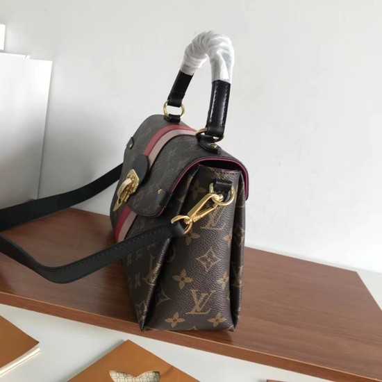 Louis Vuitton Outlet original monogram canvas ONE HANDLE 48998 pink&red