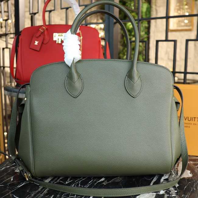 Louis Vuitton Outlet Veau Nuage Leather Milla MM M51685 green