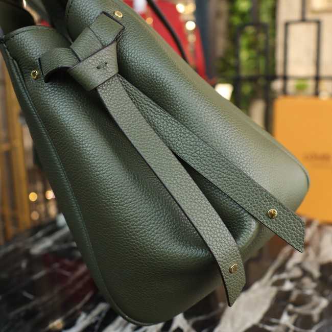 Louis Vuitton Outlet Veau Nuage Leather Milla MM M51685 green