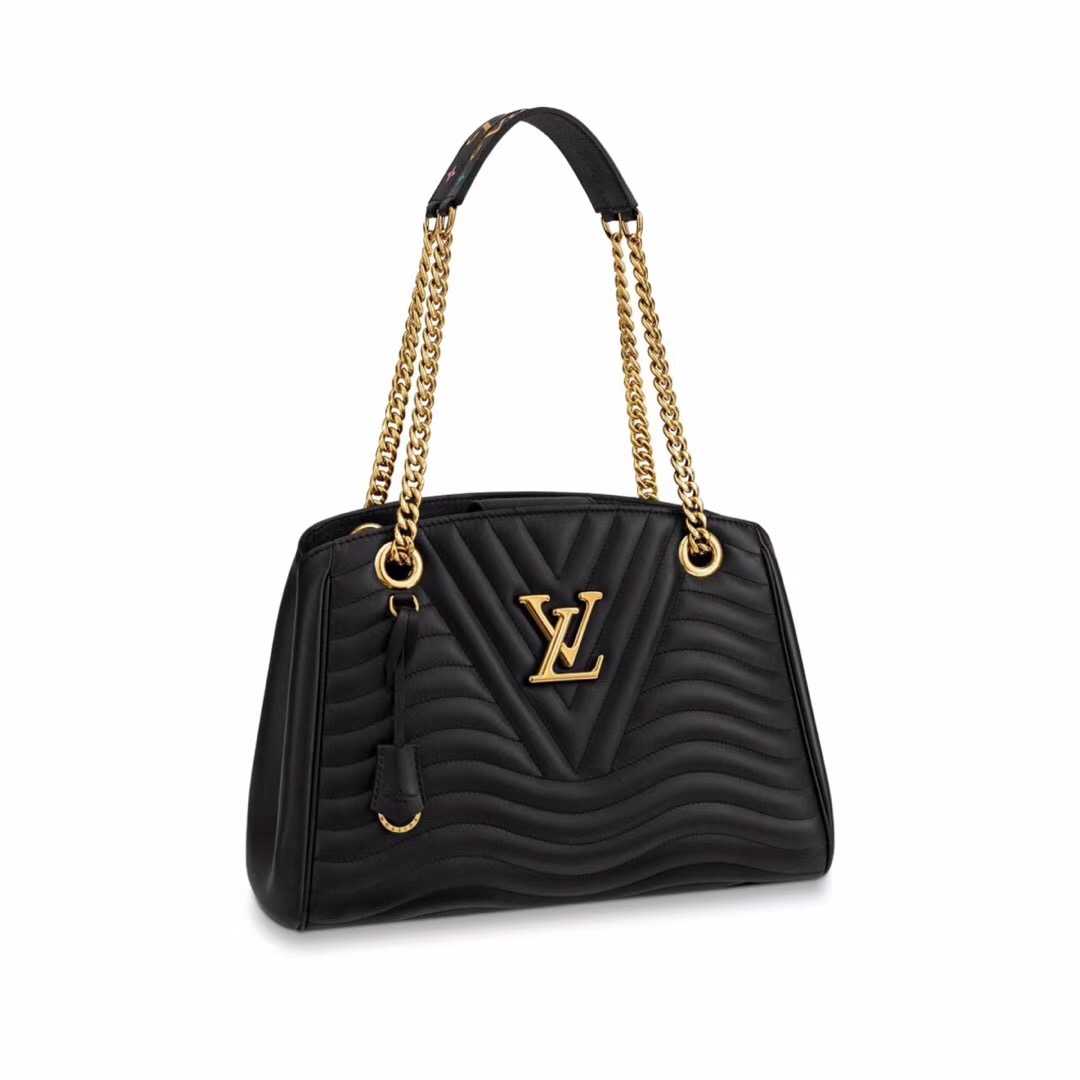 Louis Vuitton Outlet NEW WAVE CHAIN TOTE M51496 black