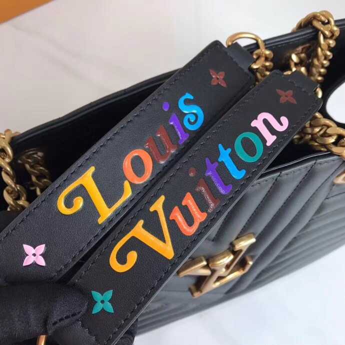 Louis Vuitton Outlet NEW WAVE CHAIN TOTE M51496 black