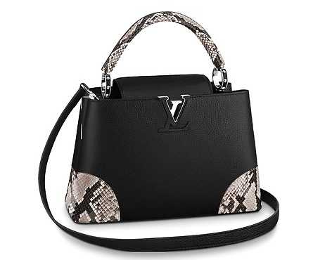 Louis Vuitton Outlet CAPUCINES PM N94410 black